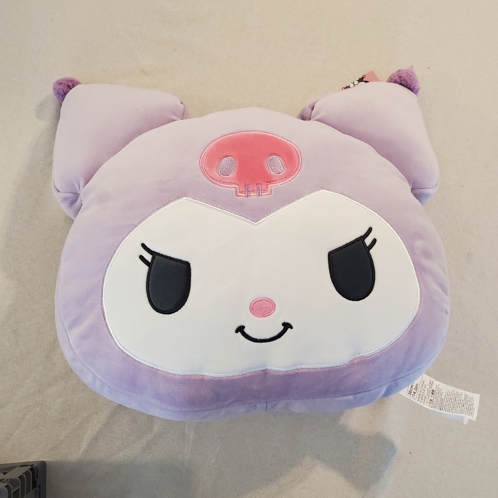 BNWT Miniso x Sanrio Kuromi Adorable Purple Pillow